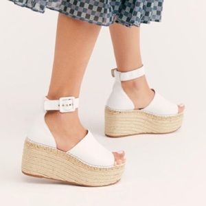 Free people coastal platform wedge Outlet